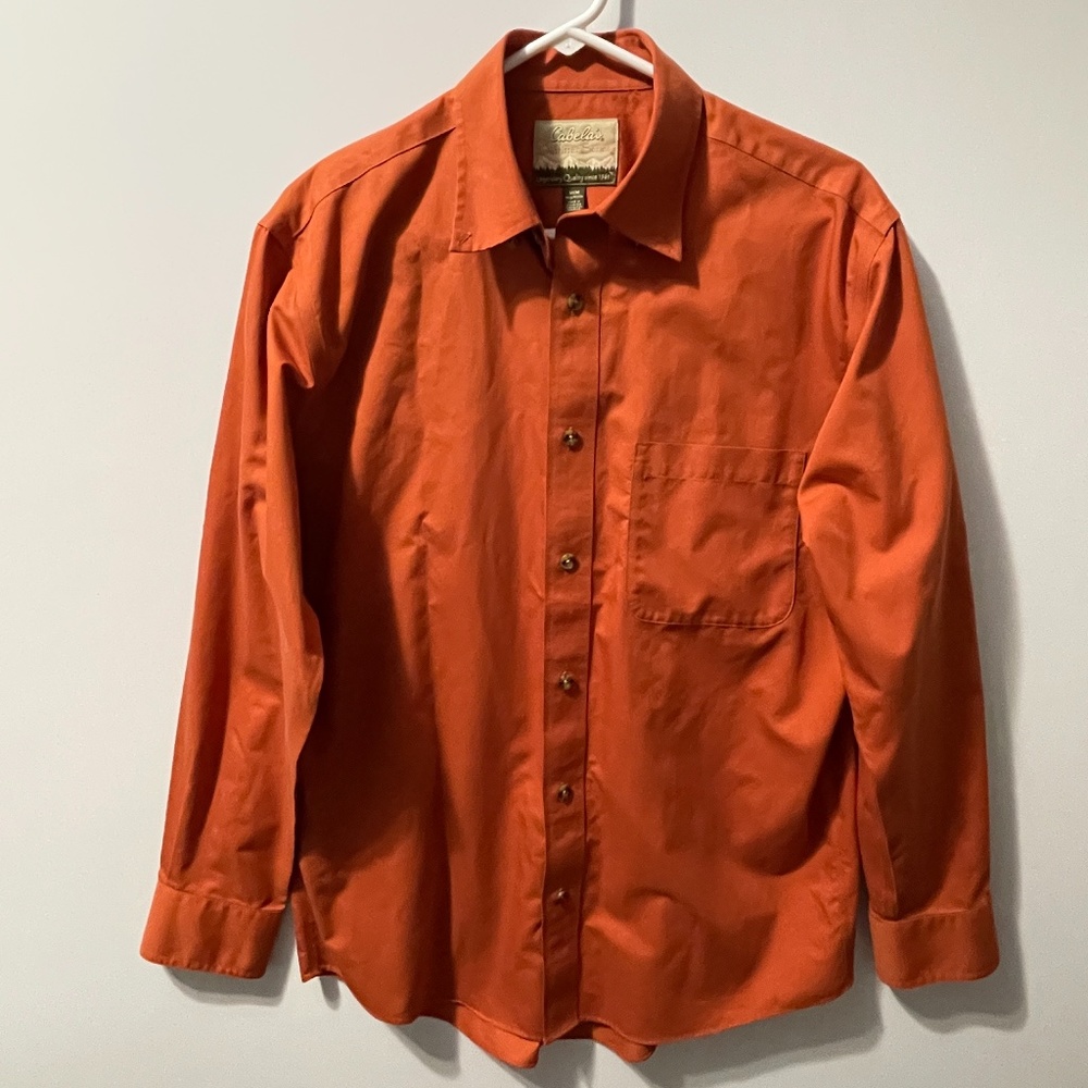 Cabela's Cotton Button Down Shirt M
